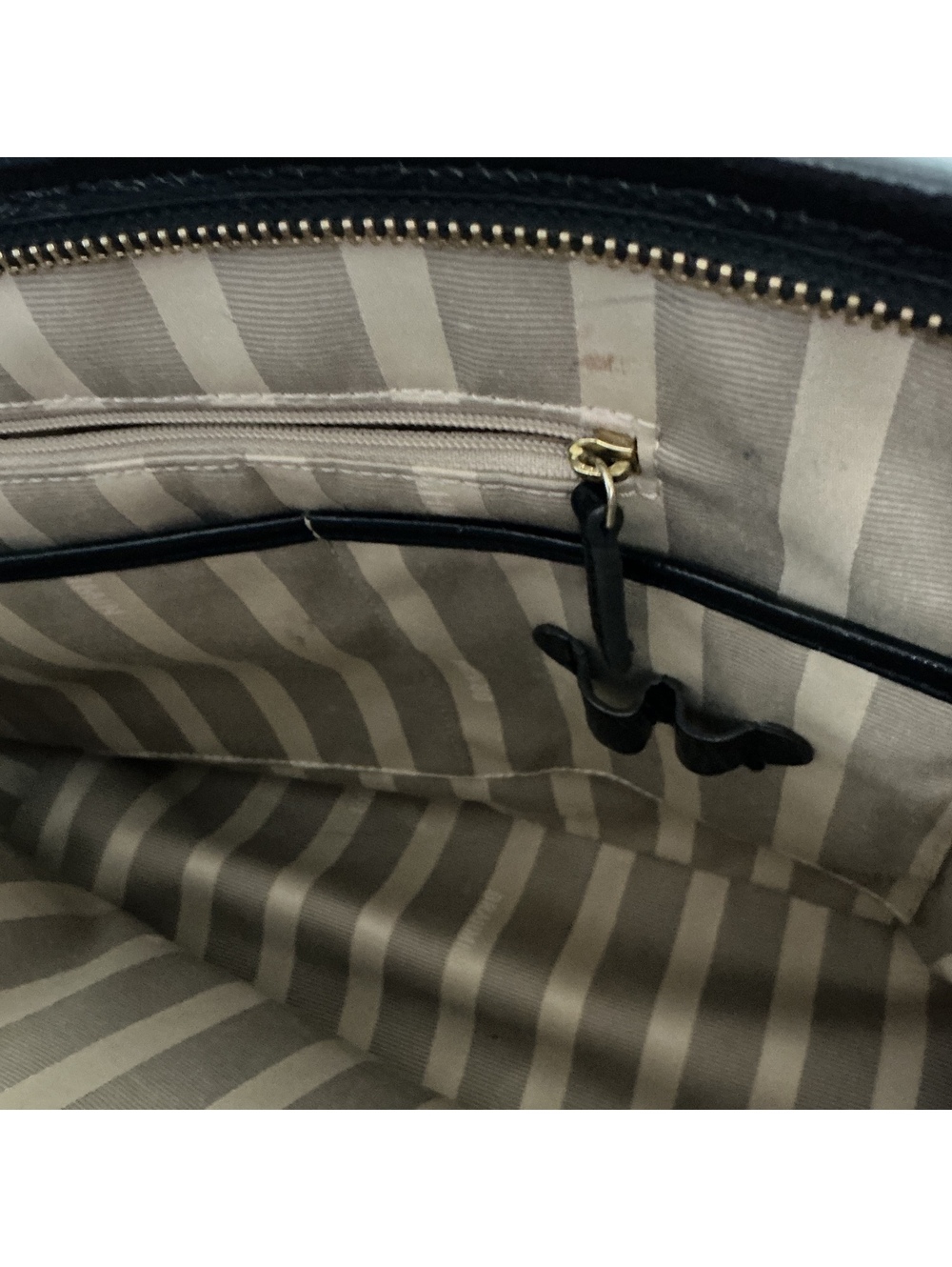 Brahmin woven straw and black leather floral tote - Picture 8 of 8
